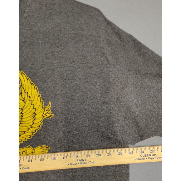 Urban Pipeline T-shirt Mens XL Gray Yellow Graphic Eagle Custom Choppers Tee - Picture 6 of 11